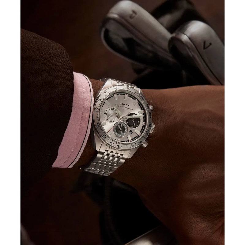 Timex Chronograph Quarz-Analoguhr Waterbury Traditional Chronograph silber(Image 6)