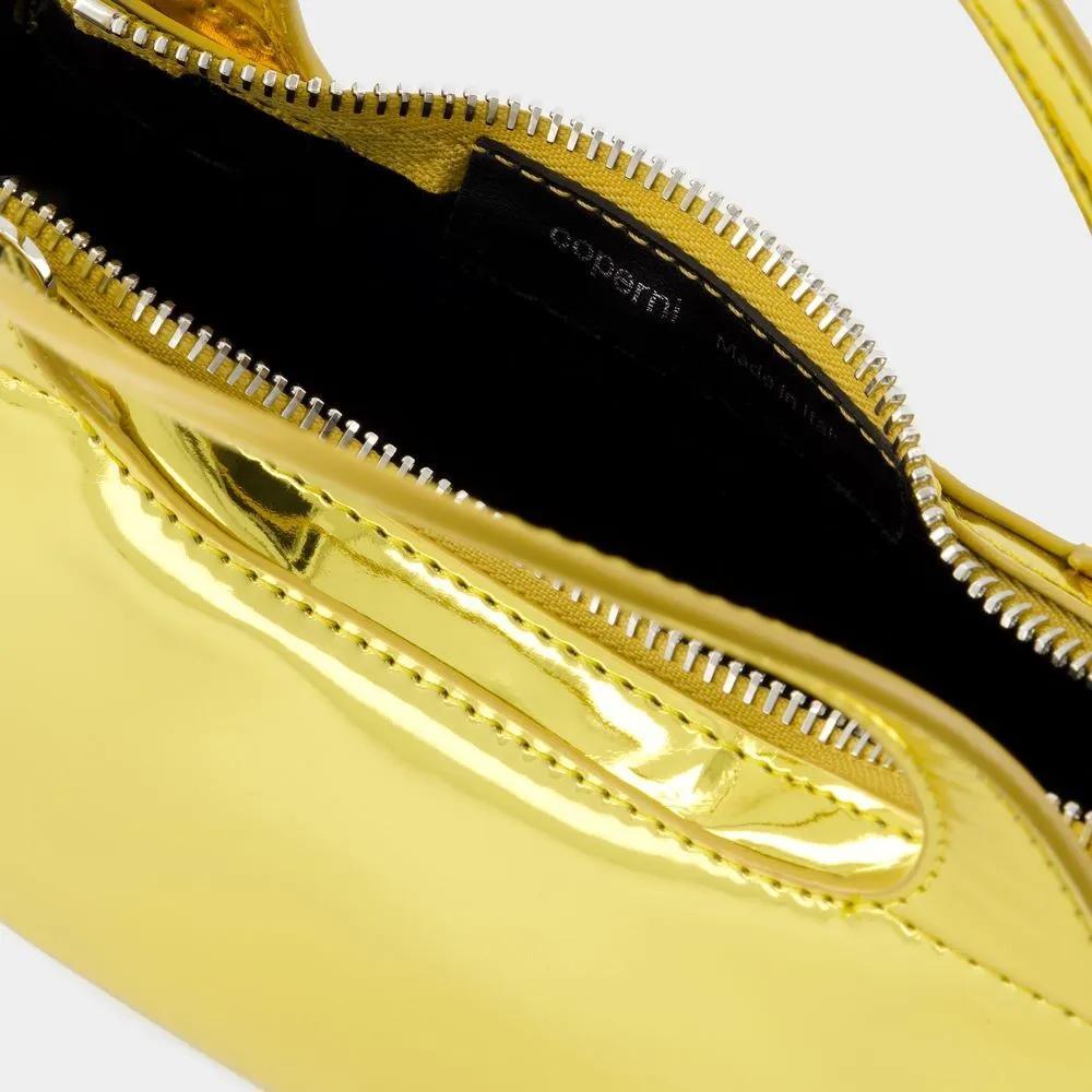 Coperni Crossbody bags Metallic Micro Baguette Swipe Bag Synthetic Go in goud
