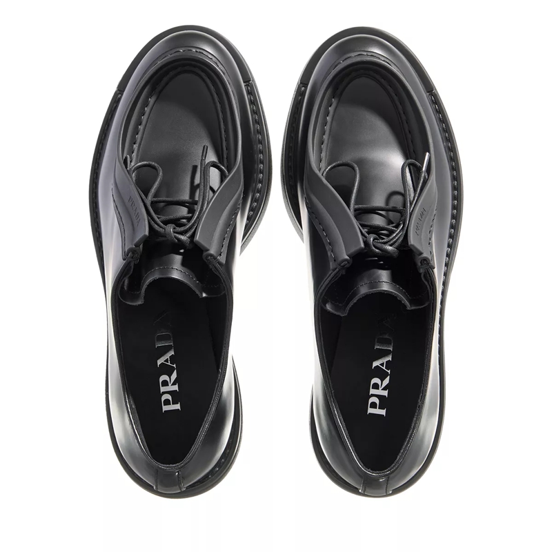 Prada Loafer Allaciate Spazzolato F0002 nero(Image 4)