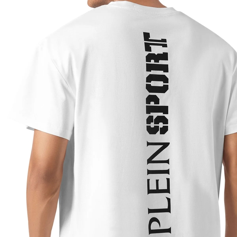 Plein Sport T-Shirt T-Shirt Rundhalsausschnitt Ss Logo weiss(Image 5)