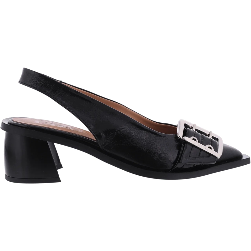 GANNI Pumps Dames Buckle Slingback Pump Zwart schwarz