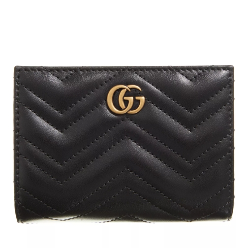 Gucci Wallet Trapunta Black Tvåveckad plånbok