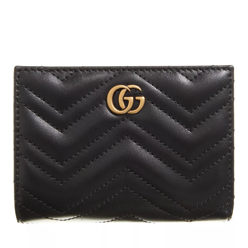Gucci Bi-Fold-Portemonnaie Wallet Trapunta Black
