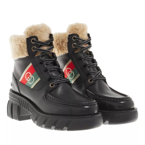 Gucci Boots Leather Black Winterlaarzen