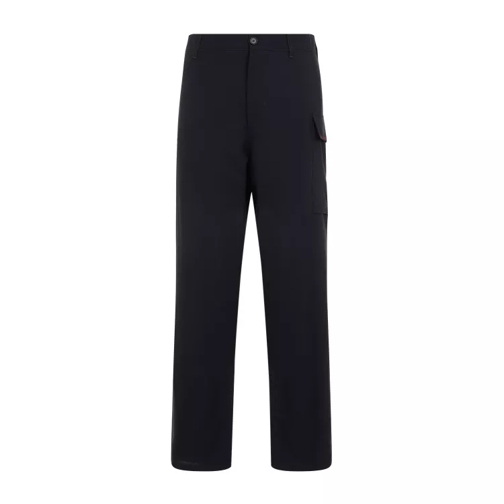 Marni Virgin Wool Trousers Black 