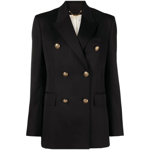 Golden Goose Double-Breasted Virgin-Wool Blazer Black Blazer