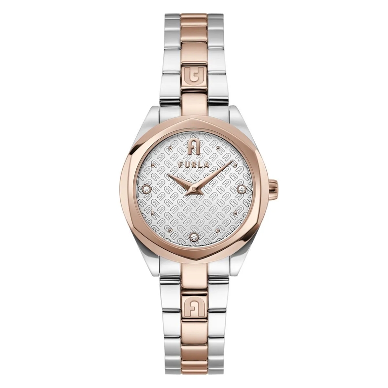 Furla Quarzuhr Quarz-Analoguhr Furla Petite Bangle rosa