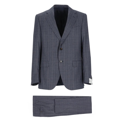 Emanuela Caruso Anzugkombinationen Blue Wool Suit Blue