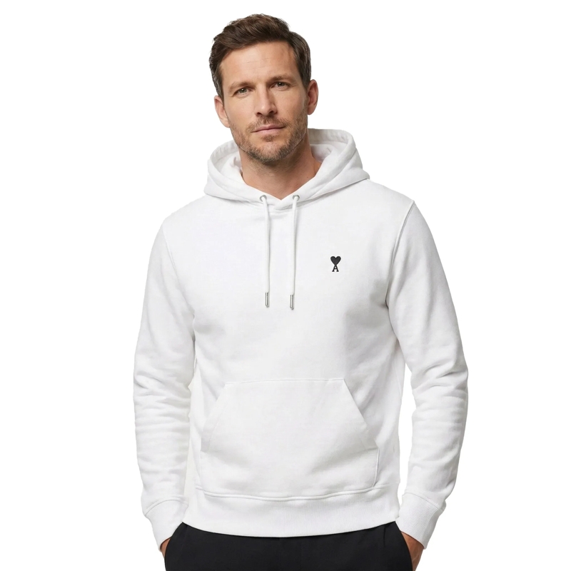 AMI Paris  Hoodie mit Logo weiß(Image 2)
