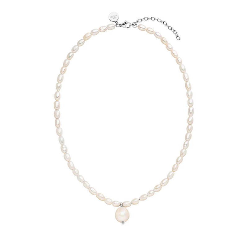 Purelei Mittellange Halskette Kette Pearlfection silber