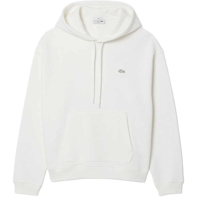 Lacoste  Heavy Fleece Hoodie weiß