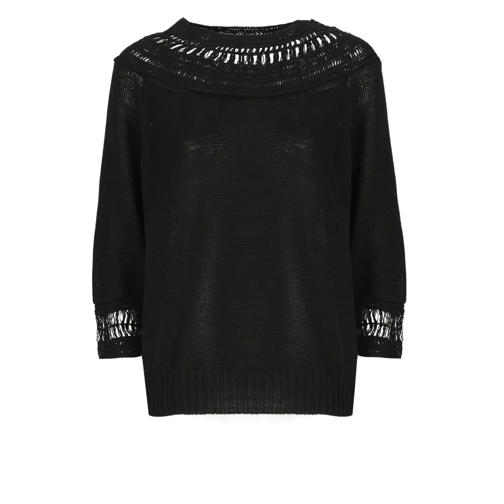 Y-3 Pullover Black Cotton Sweater Black