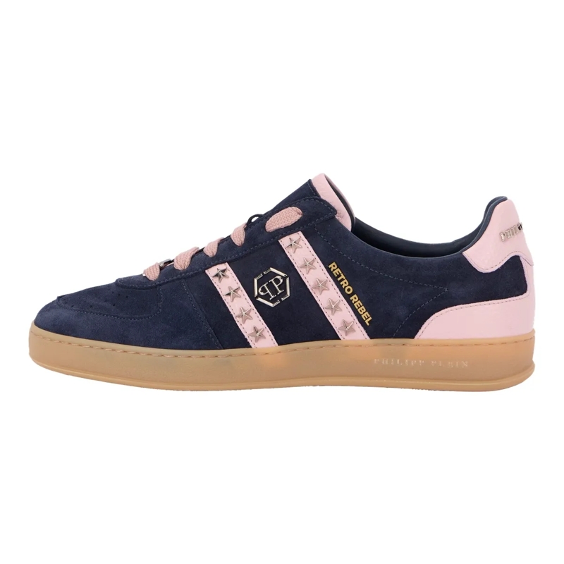 Philipp Plein Low-Top-Sneaker Elegante Einzigartigkeit für Ihre Freizeit mit die dunkel-blau(Image 5)