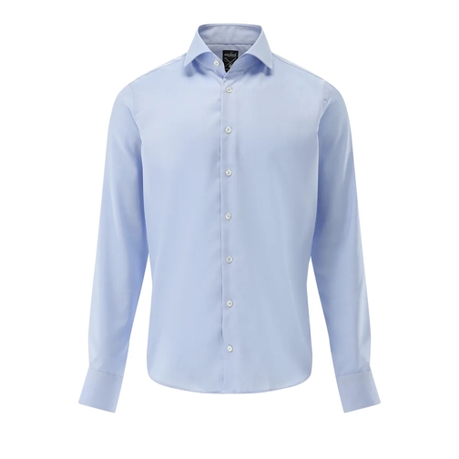VAN LAACK Hemden Hemd Slim Fit Uni blau