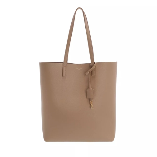 Saint Laurent North South Tote Leather Taupe Boodschappentas