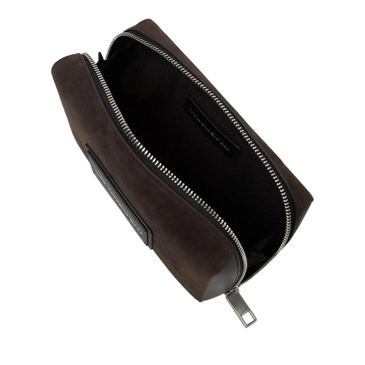 Thumbnail - Karl Lagerfeld Crossbody Bags - K/Traveller Umhängetasche aus Wildlederimitat Umhä - Gr. unisize - in Braun - für Damen