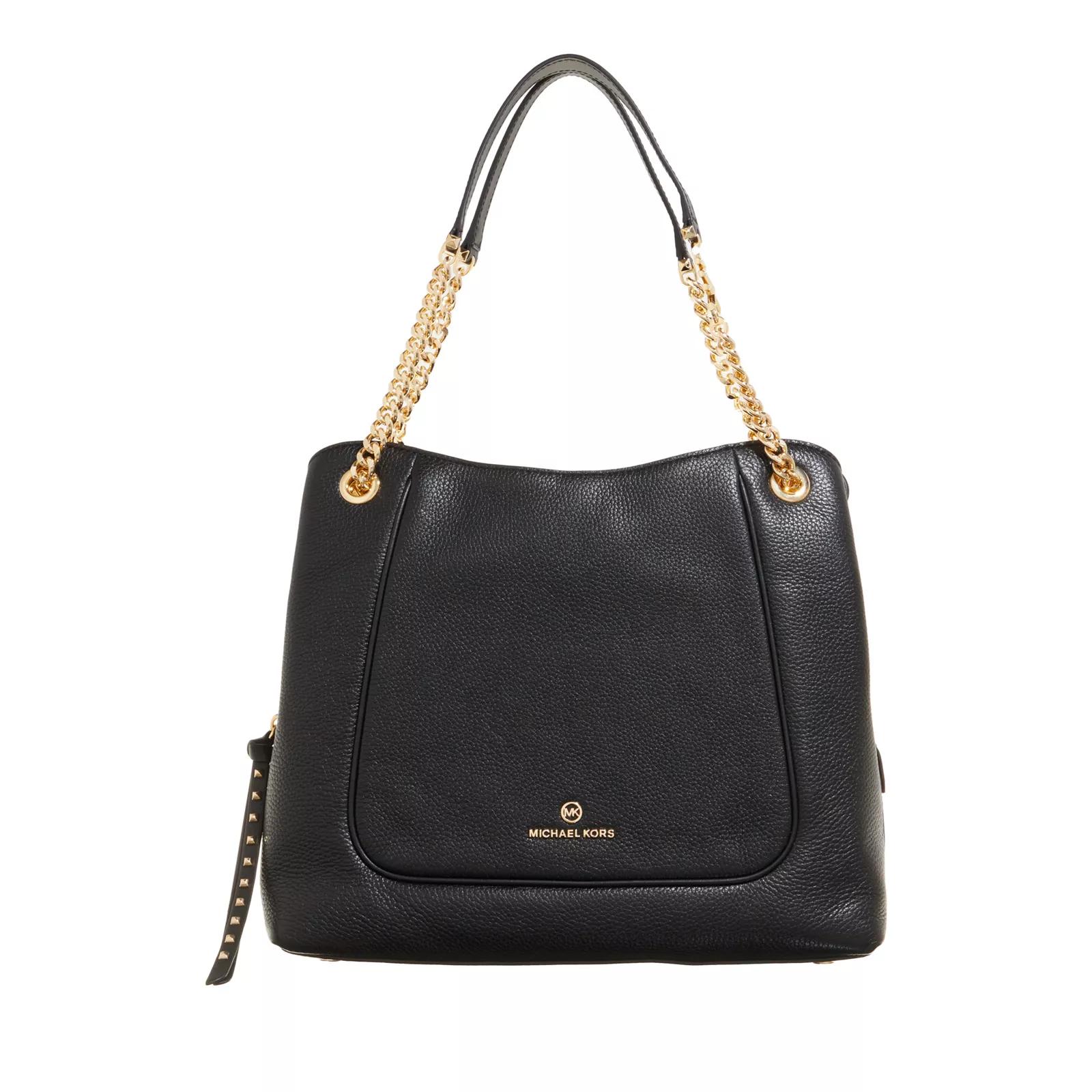 Michael Kors Tote - Piper Large Chain Shoulder Tote - Gr. unisize - in Schwarz - für Damen