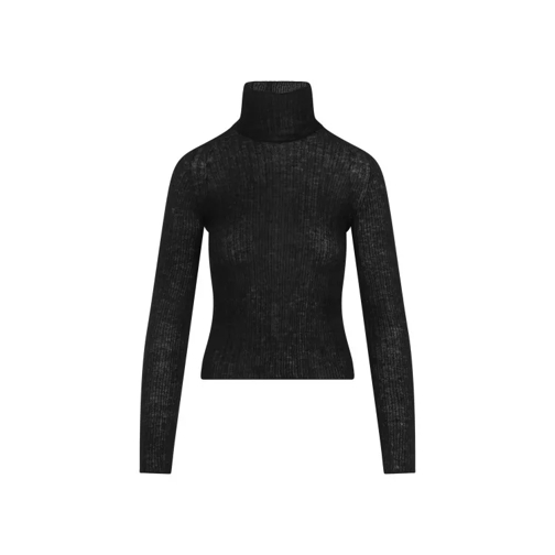 Saint Laurent Black Polyamide Sweater Black 