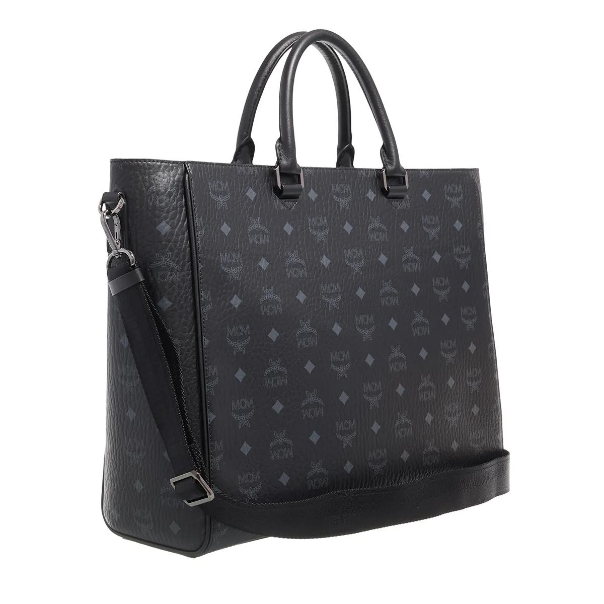 MCM Shoppers & Totes Diamond Tote Large in zwart
