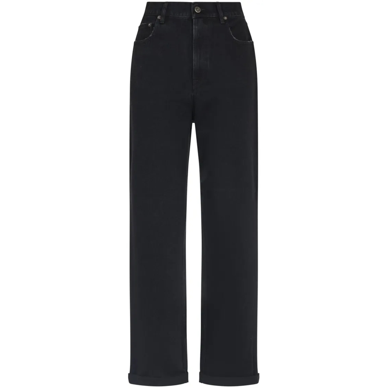 Golden Goose Jeans Golden W's Kim One-Wash Denim Jeans Black