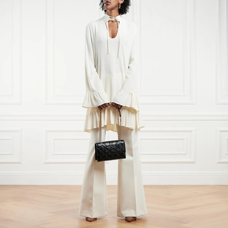 Tory Burch Crossbody Bag Fleming Small Convertible Shoulder Bag Black(Image 2)