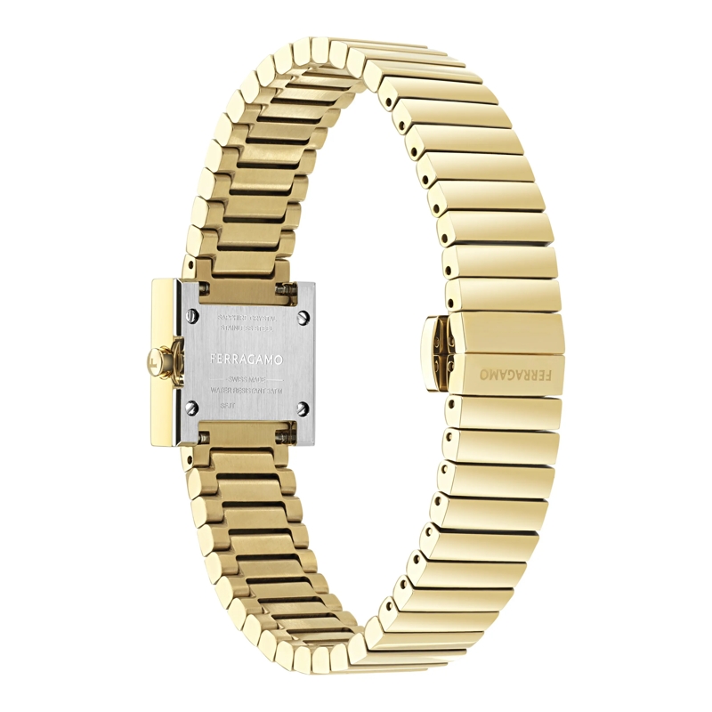 Salvatore Ferragamo Quarzuhr Quarz Analog Uhr Jt- Ferragamo Portrait champagner(Image 2)