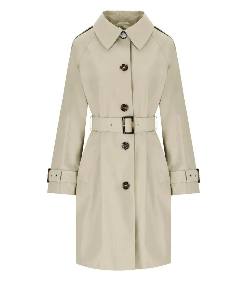 Thumbnail - Barbour - Maia Light Sand Trenchcoat - Größe 42 -