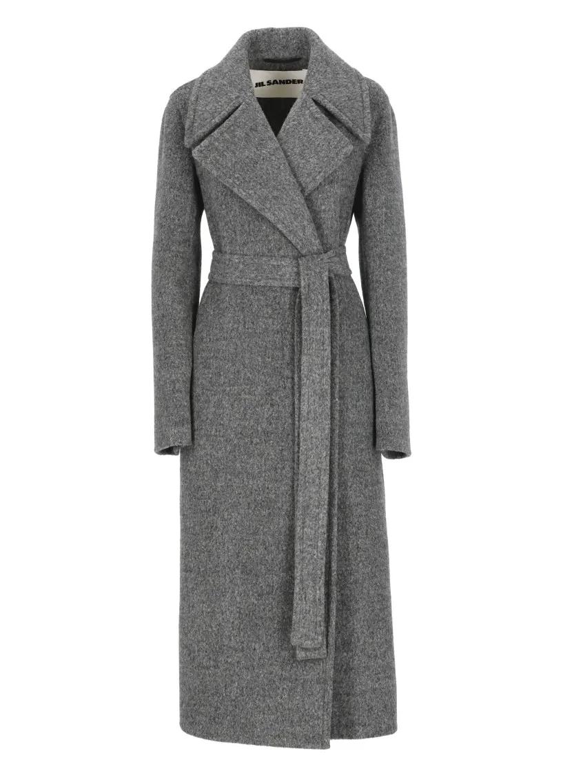 Jil Sander - Lama Coat - Größe 42 - grau