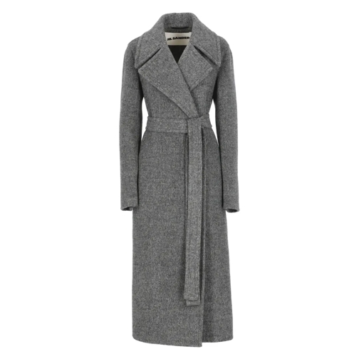 Jil Sander  Lama Coat Grey