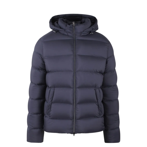 Herno Hooded Padded Jacket Blue Piumini