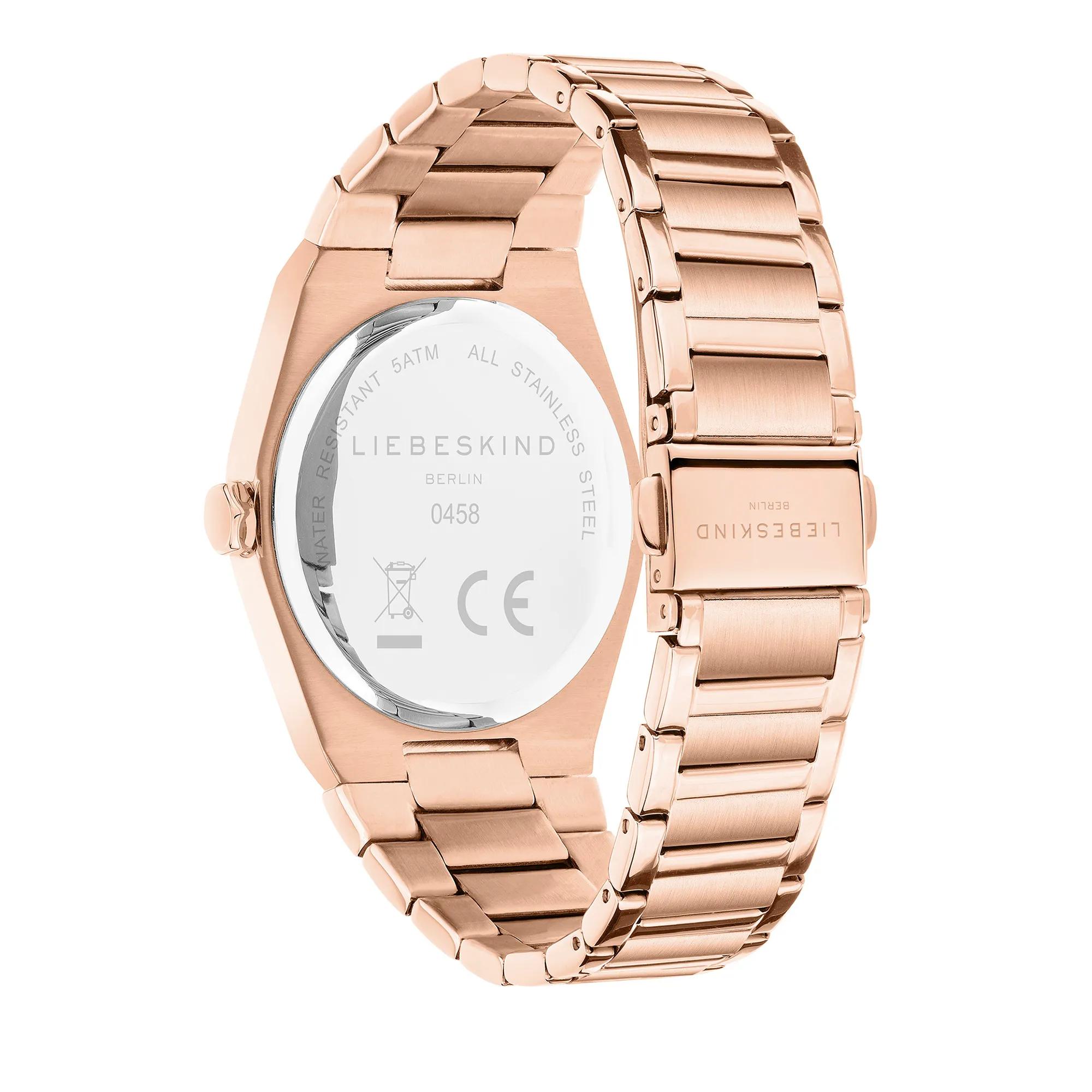 Liebeskind Berlin Edelstahl Uhr rose Automatikuhr