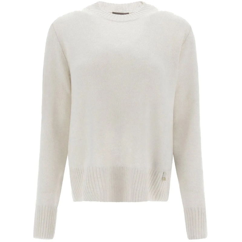 Herno T-Shirt HERNO Cashmere Sweater weiß