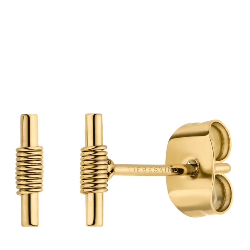 Liebeskind Berlin Ohrstecker Edelstahl Twist gold