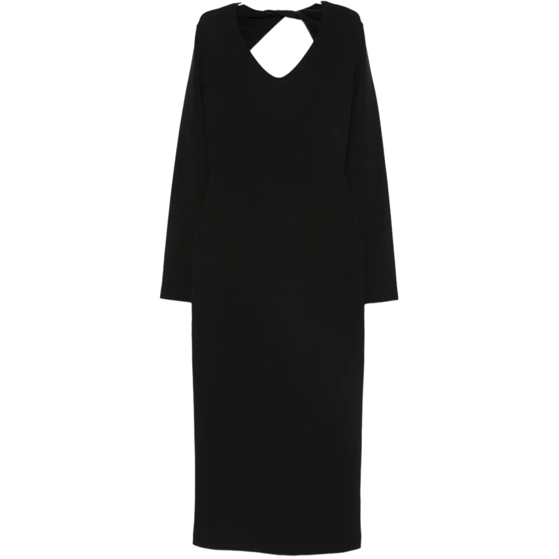 Emporio Armani Maxikleid Dresses Black schwarz
