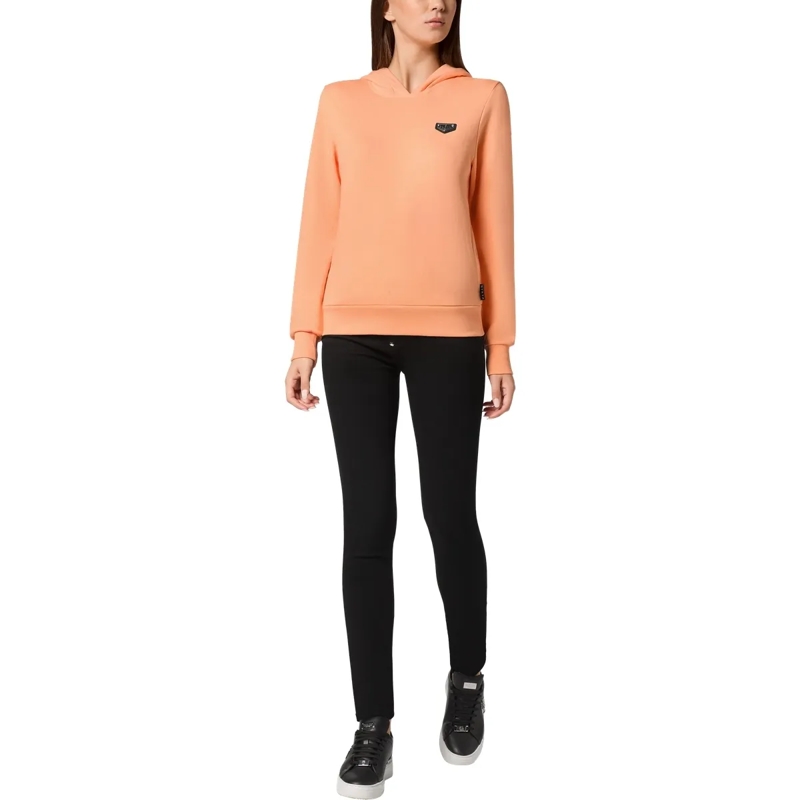 Philipp Plein Top Hoodie Iconic Plein lachs(Image 4)