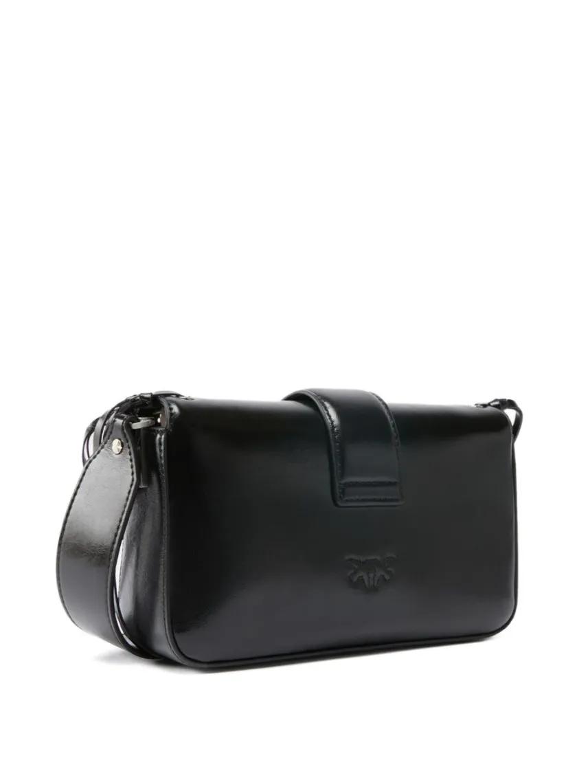 Pinko Hobo bags Love One Mini Slouchy Fl Bag in zwart