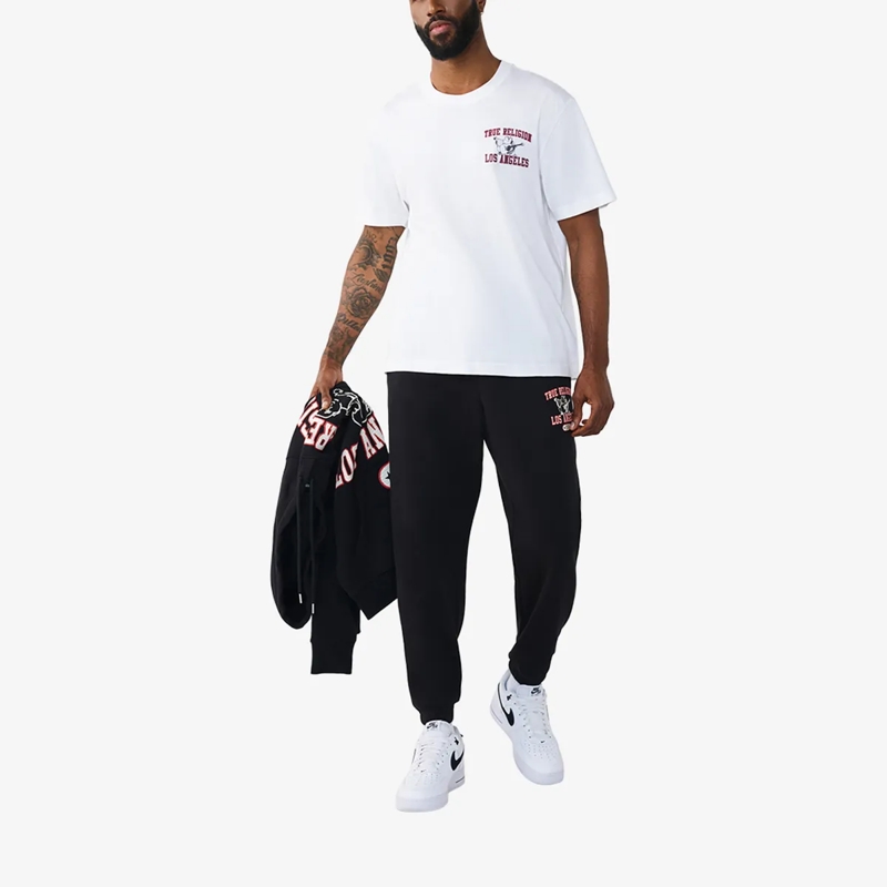 True Religion Hose Jogginghose MESH schwarz(Image 2)