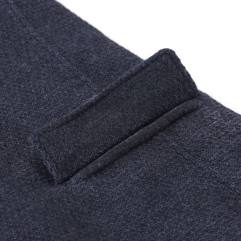 Gimo's Wintermantel Strickmantel aus Woll-Melange grau(Image 11)