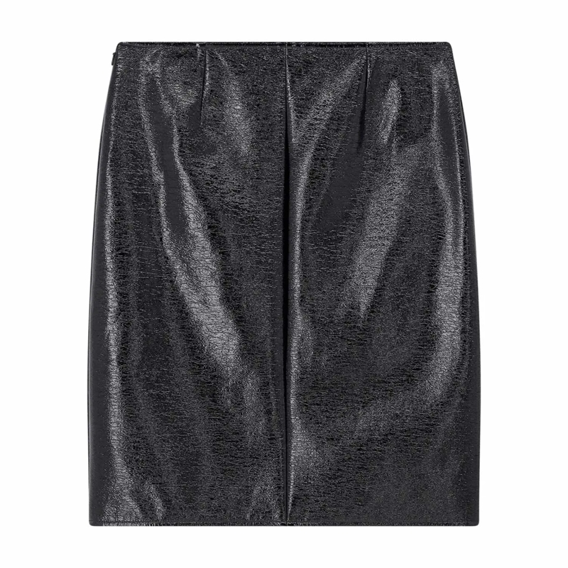 Courrèges Minirock Minirock Vinyl schwarz(Image 3)