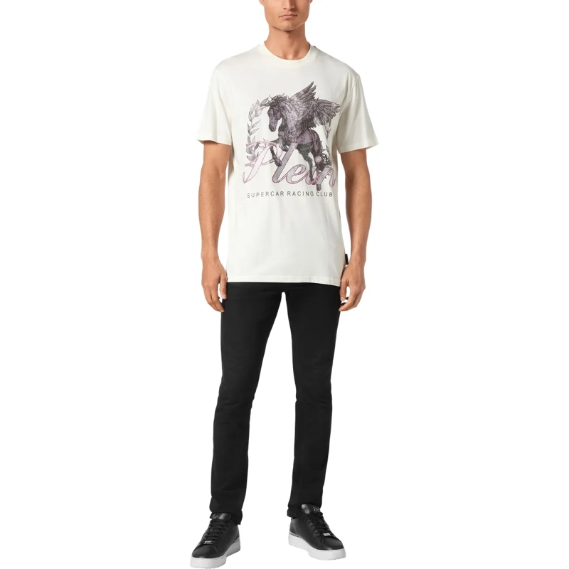 Philipp Plein T-Shirt T-Shirt Racing weiss(Image 3)