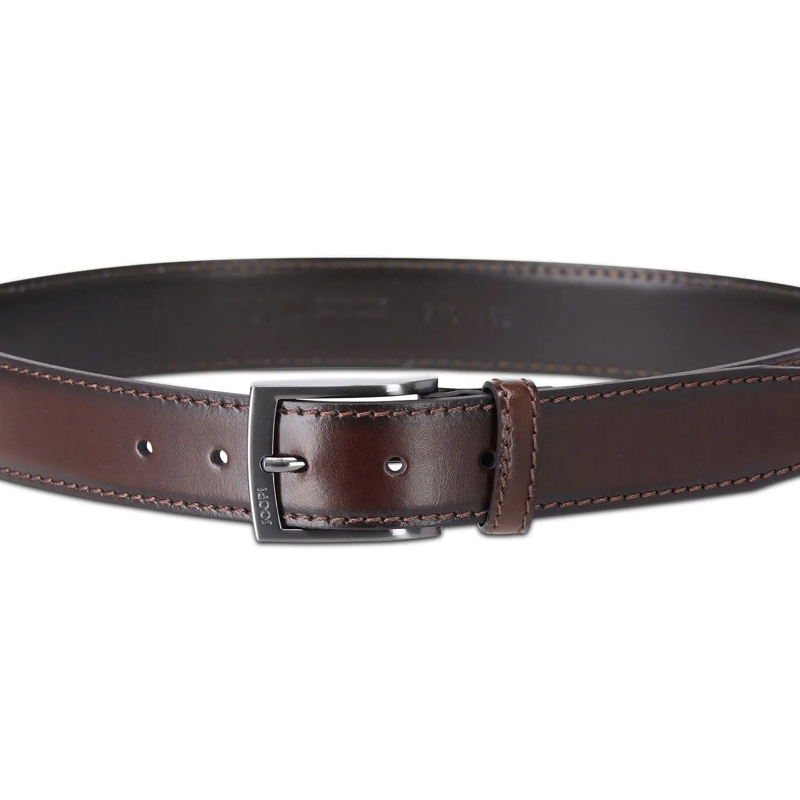 JOOP! Gürtel Gürtel aus glänzendem Leder schwarz(Image 4)