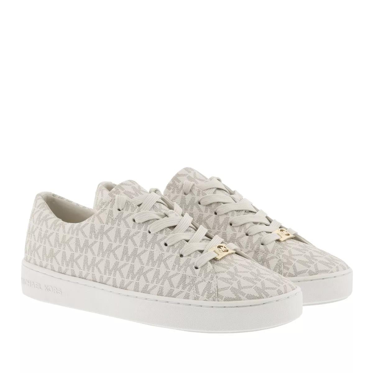 Michael Kors Keaton Lace Up Vanilla Low Top Sneaker