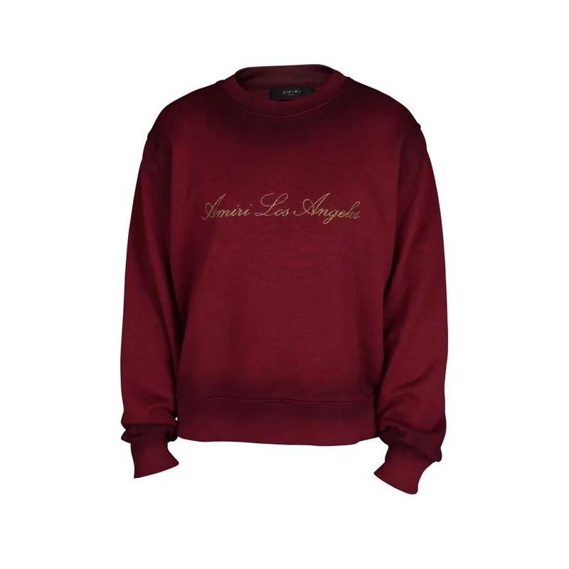 Amiri Pullover Sweater Los Angeles Red