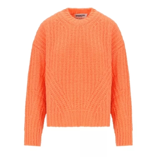 Essentiel Antwerp Egypt Orange Crewneck Jumper Orange 