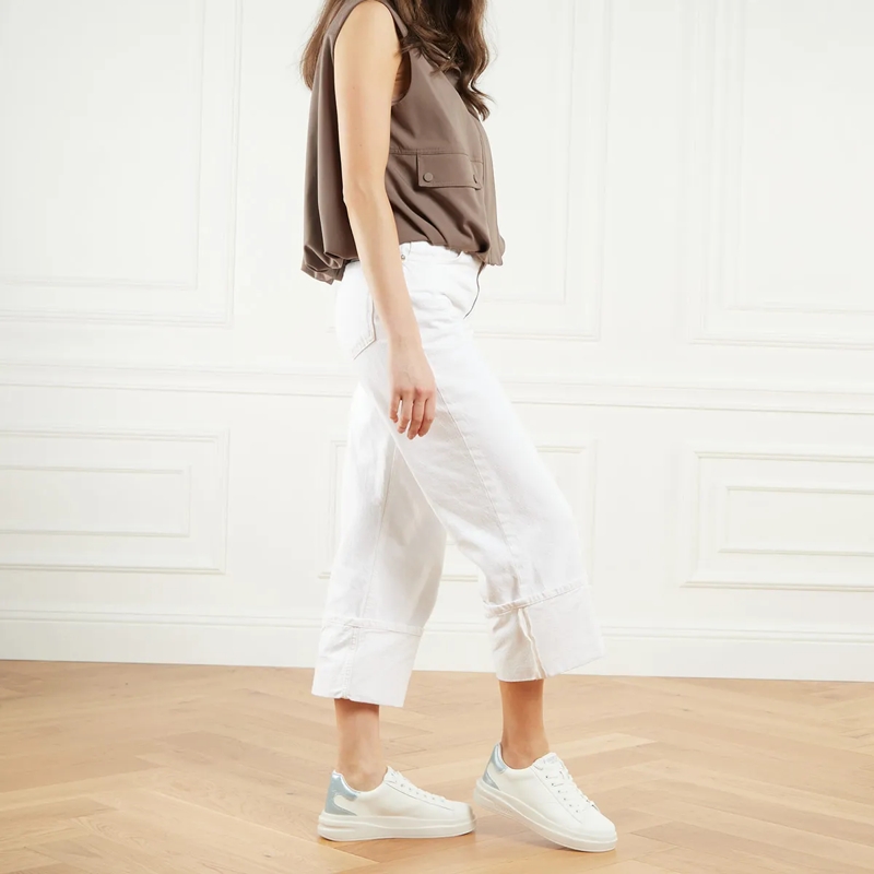 Guess Low-Top-Sneaker Elbina White/Ltblue(Image 2)