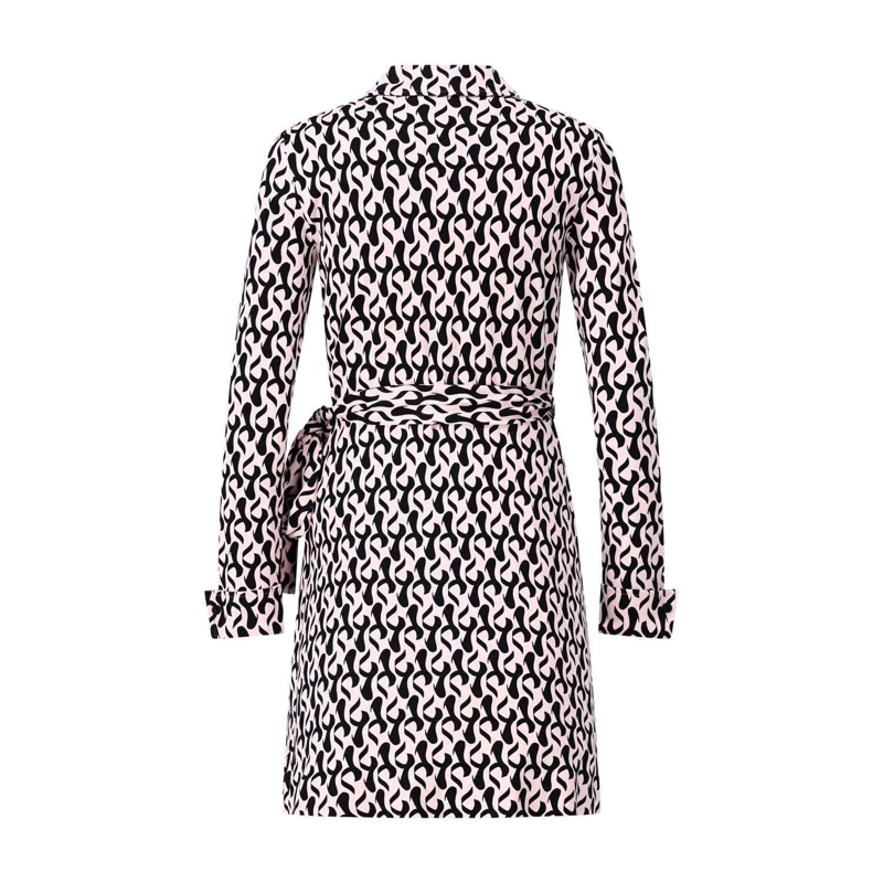 Diane von Furstenberg Minikleid Midi-Kleid mit Muster pink