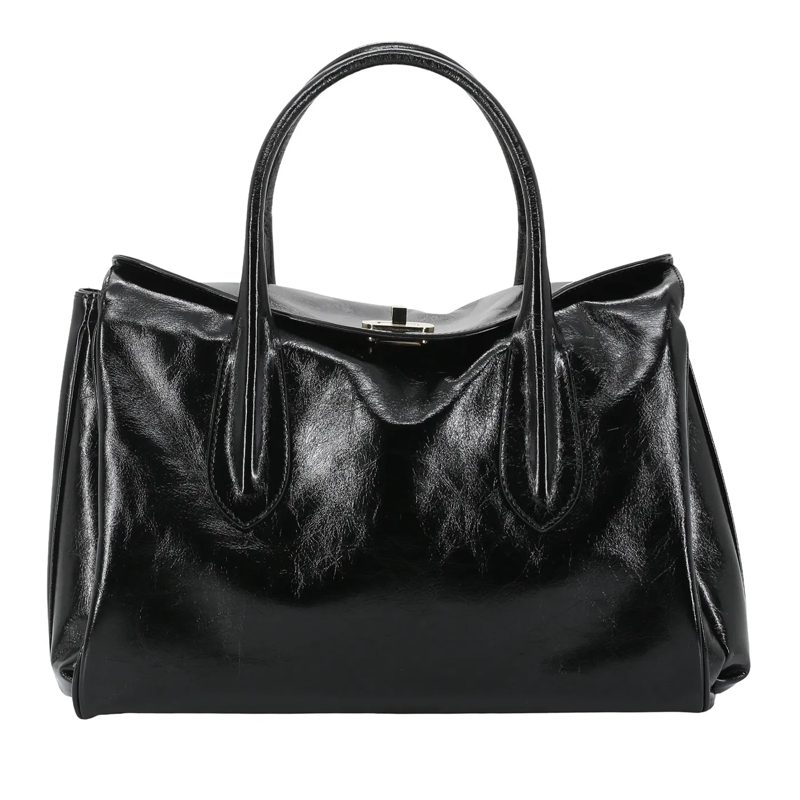 Abro Tote Handtasche ACCORDION schwarz