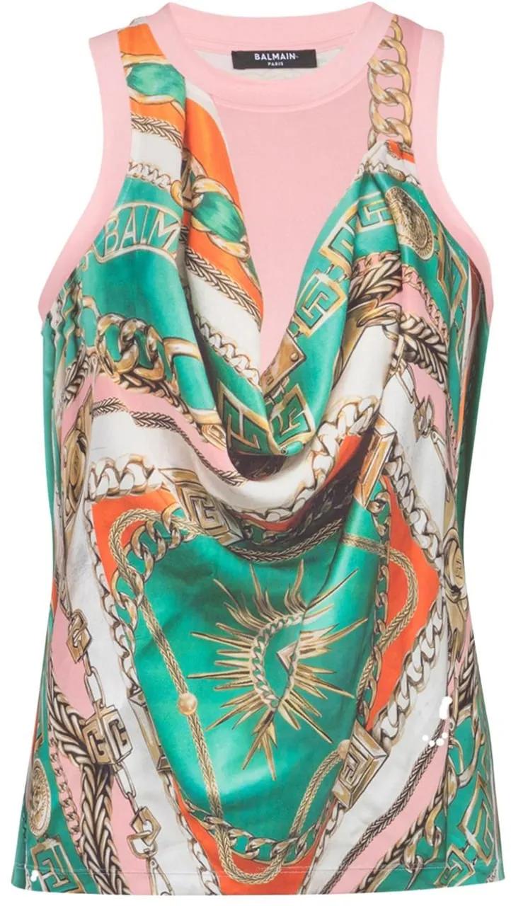 Thumbnail - Balmain - Top Multicolour - Größe XS - bunt