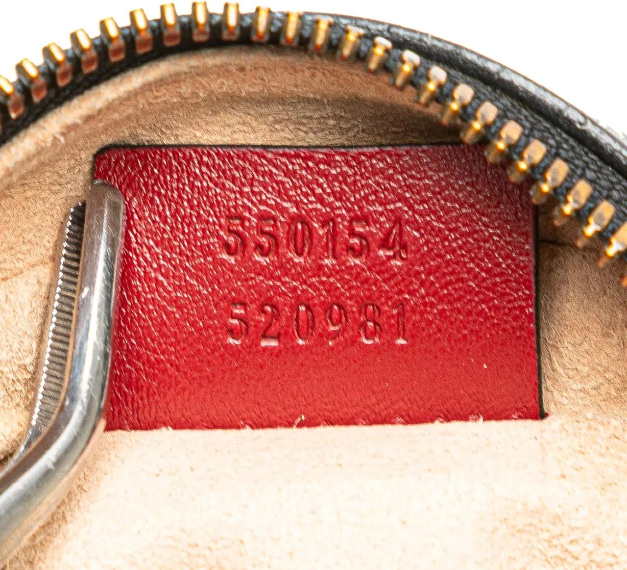 Thumbnail - Gucci Hobo Bags - Mini GG Marmont Matelasse Leather Torchon Round Cr - Gr. unisize - in Schwarz - für Damen