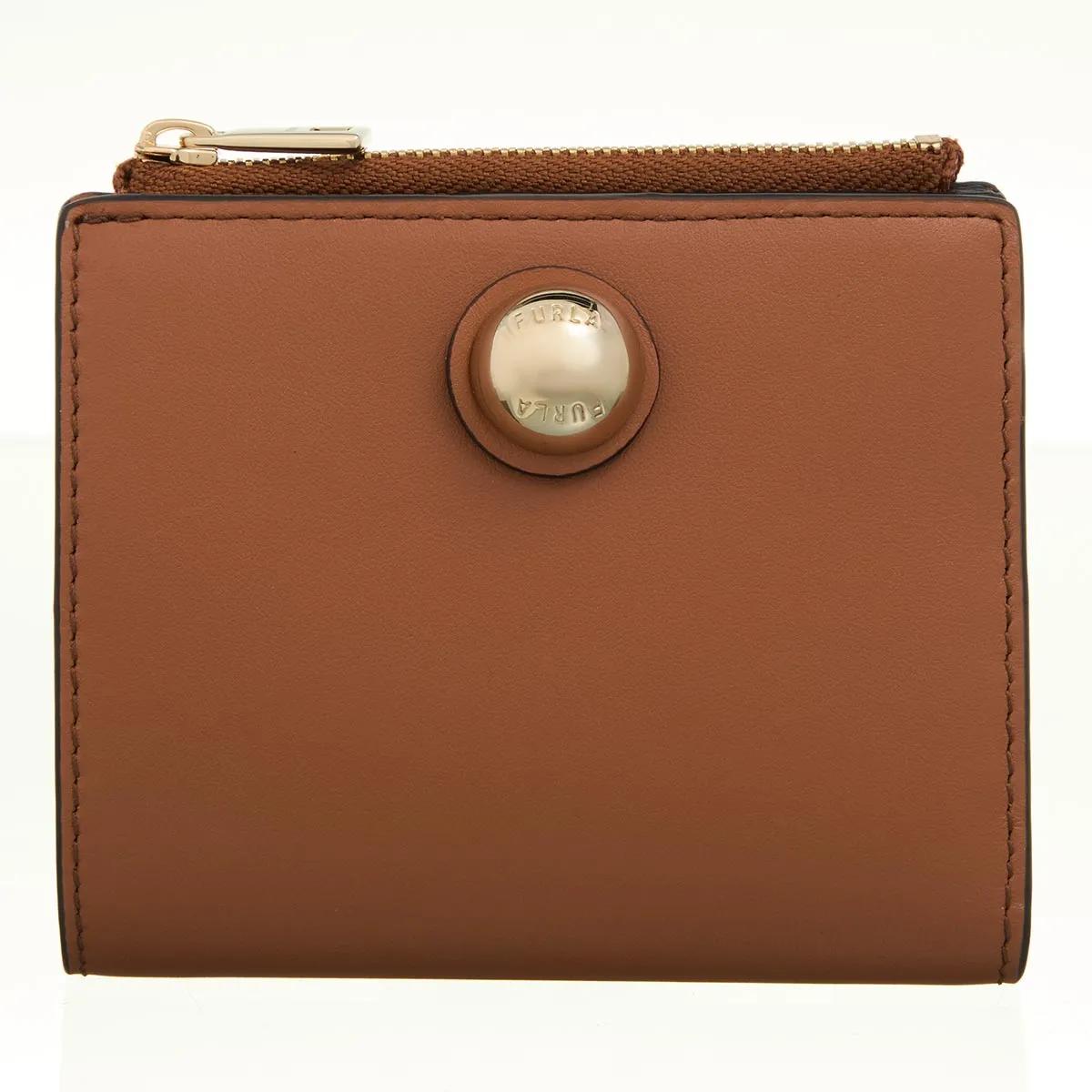 Furla Portemonnaie - Furla Sfera S Compact Bifold Slim - Gr. unisize - in Braun - für Damen